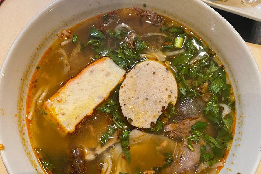 Vietnamese soup dish at Nhà Hàng Ngon restaurant